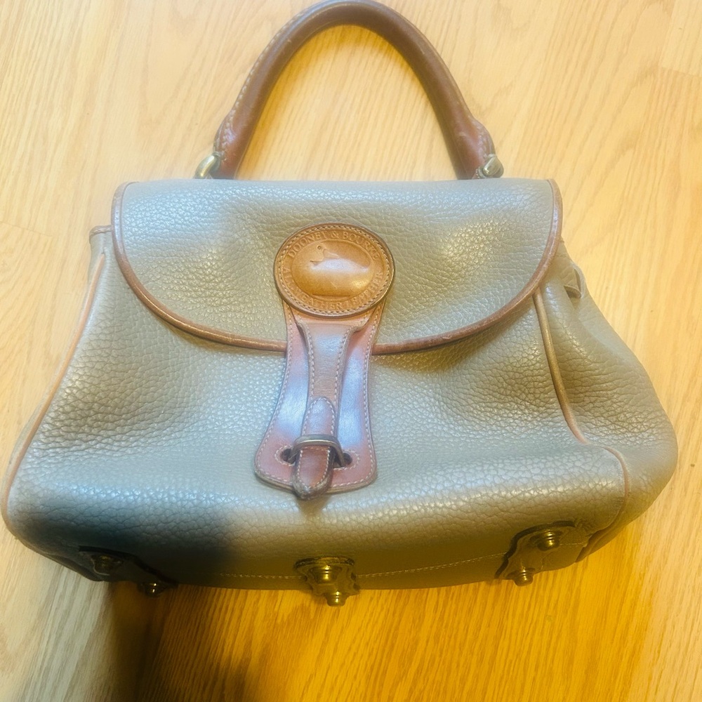 Vintage Dooney and Bourke Leather Handbag